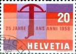 Sellos de Europa - Suiza -  Intercambio cr1f 0,20 usd  20 cent. 1958