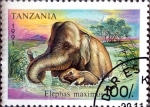 Stamps : Africa : Tanzania :  Intercambio agm 4,00 usd  100 sh. 1991. 
