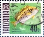 Stamps : Africa : Tanzania :  Intercambio aexa 0,20 usd  40 cent. 1967