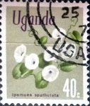 Stamps Uganda -  Intercambio 0,20 usd  40 cent. 1969