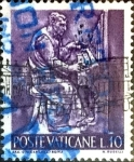 Stamps : Europe : Vatican_City :  Intercambio 0,20 usd  10 l. 1966