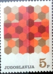 Stamps Yugoslavia -  Intercambio crxf 0,50 usd  5 p. 1968