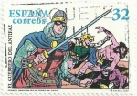 Stamps Spain -  (291) PERSONAJES DE CÓMIC. EL GUERRERO DEL ANTIFAZ. EDIFIL 3487