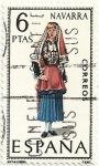 Stamps Spain -  TRAJES TÍPICOS REGIONALES. Nº 34 NAVARRA. EDIFIL 1907