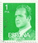 Stamps Spain -  SERIE BÁSICA JUAN CARLOS I. Ia SERIE. VALOR FACIAL 1 Pta. EDIFIL 2390