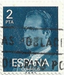 Stamps Spain -  (140) SERIE BÁSICA JUAN CARLOS I. Ia SERIE. VALOR FACIAL 2 Pts. EDIFIL 2345