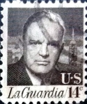 Stamps United States -  Intercambio 0,20 usd  14 cent. 1972