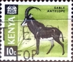 Stamps Kenya -  Intercambio 0,20 usd  10 cent. 1966