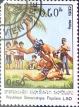 Sellos de Asia - Laos -  Intercambio crxf 0,20 usd  50 cent. 1982