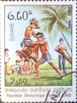Stamps Laos -  Intercambio cxrf 0,35 usd  2,50 k. 1982