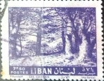 Stamps Lebanon -  Intercambio crxf 0,20 usd  7,5 p. 1961