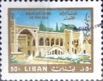 Stamps Lebanon -  Intercambio crxf 0,20 usd  50 p.1966
