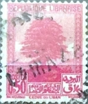 Stamps Lebanon -  Intercambio crxf 0,20 usd  50 cent. 1937