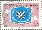 Stamps Lebanon -  Intercambio 0,20 usd  5 p. 1967