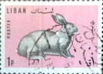 Stamps : Asia : Lebanon :  Intercambio nf4b 0,20 usd  1 p. 1965