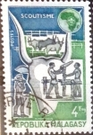 Stamps : Africa : Madagascar :  Intercambio 0,20 usd  4 fr. 1974