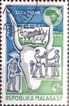 Stamps Madagascar -  Intercambio 0,20 usd  4 fr. 1974