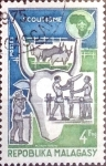 Stamps : Africa : Madagascar :  Intercambio 0,20 usd  4 fr. 1974