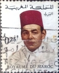 Stamps Morocco -  Intercambio 0,20 usd  25 cent.  1968