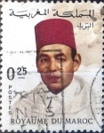 Stamps : Africa : Morocco :  Intercambio 0,20 usd  25 cent.  1968