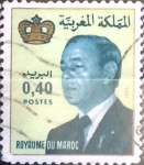 Stamps : Africa : Morocco :  Intercambio 0,20 usd  40 cent. 1981