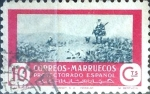 Stamps Spain -  Intercambio jxi 0,20 usd  10 cent. 1950