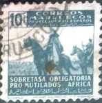 Stamps Spain -  Intercambio 0,20 usd  10 cent. 1943