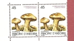 Stamps Andorra -  Micología - Cama de Perdíz