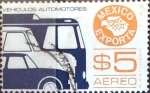 Stamps Mexico -  Intercambio 0,20 usd 5 p. 1976