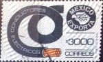 Stamps Mexico -  Intercambio 1,75 usd 3000 p. 1988