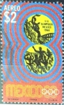 Stamps Mexico -  Intercambio 0,50 usd 2 p. 1968