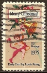 Stamps United States -  Navidad 1975. 