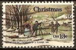 Stamps United States -  Navidad 1976. 