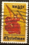 Stamps United States -  Navidad 1974. 
