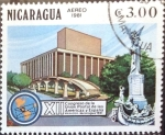 Sellos de America - Nicaragua -  Intercambio 0,20 usd 3 Córdoba. 1981