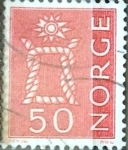 Sellos de Europa - Noruega -  Intercambio 0,20 usd 50 o. 1962
