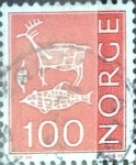 Stamps Norway -  Intercambio 0,20 usd 100 o. 1973