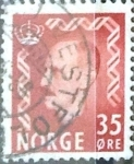 Stamps : Europe : Norway :  Intercambio 0,20 usd 35 o. 1950