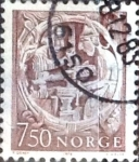 Sellos de Europa - Noruega -  Intercambio 0,20 usd 7,50 k. 1976