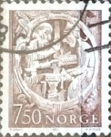 Sellos de Europa - Noruega -  Intercambio 0,20 usd 7,50 k. 1976