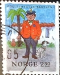 Stamps Norway -  Intercambio crxf2 0,20 usd 2,50 k. 1984