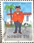 Stamps Norway -  Intercambio cxrf 0,20 usd 2,50 k. 1984