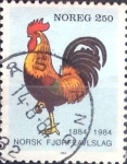 Stamps Norway -  Intercambio 0,20 usd 2,50 k. 1984