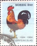 Stamps Norway -  Intercambio 0,20 usd 2,50 k. 1984
