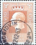 Stamps Norway -  Intercambio 0,20 usd 10 k. 1970