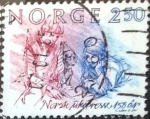 Stamps : Europe : Norway :  Intercambio 0,20 usd 2,50 k. 1984