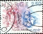 Stamps Norway -  Intercambio 0,20 usd 2,50 k. 1984