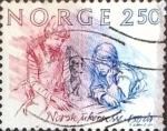 Sellos de Europa - Noruega -  Intercambio 0,20 usd 2,50 k. 1984