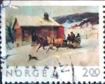 Stamps Norway -  Intercambio 0,25 usd 2 k. 1983