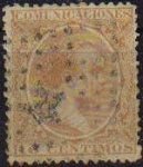 Stamps Europe - Spain -  ESPAÑA 1889-99 217 Sello Alfonso XIII 10c. Tipo Pelón Usado
